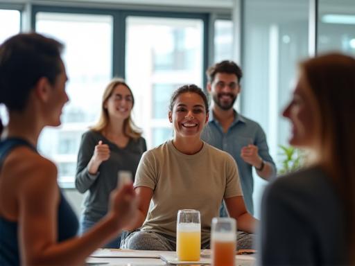 Empresa internacional implementando programas de bienestar corporativo